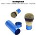 Ergonomic Blue Beard Brush for Men - Compact Care Device for Perfect Wet Shaving Experience - Buy Online on GoSupps.com