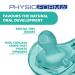 Chicco Physio Soft Pacifier 2-Pack for 0-6 Months | 100% Silicone - White/Blue - Buy Online on GoSupps.com