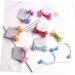 VINTORKY 3 Pairs of Crispy Hair Bow Blue Hair Bobbles Children's Hair Bobbles with Balls Bubble Ponytail Elastic Band Hair Rope Children's Bun Hair Accessories for Girls Toddlers Axel Large - Buy Online on GoSupps.com