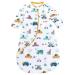 Chilsuessy Baby Sleeping Bag with Detachable Sleeves Winter 3.5 Tog Kids Sleeping Bag 100% Cotton Very Soft Sleep Bag for Infant Toddler (City Car/3.5 Tog 2-4 Years)