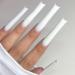 3XL Dual Nail Forms - Square Curved Molds for Polygel Acrylic & Dip Powder Extensions | International Shipping Available - Buy Online on GoSupps.com