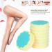 Saluaqui Painless Hair Removal Sponge - Double-Sided Depilatory Pad for Face & Body | Portable Pain-Free Hair Removal Tool - Buy Online on GoSupps.com