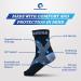 Compressa Ankle Brace for Men & Women - Premium Compression Sleeve for Joint Pain Relief Muscle Recovery Arthritis & Injury Support (3 Pairs - Buy Online on GoSupps.com