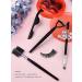EBANKU Eyelash Comb & Spoolie Set - Double Ended Professional Eyelash Separator Tool for Perfect Lashes - 4pcs Black - International Shipping Available - Buy Online on GoSupps.com