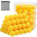 JanssenGlobal 50 Pack Yellow Golf Training Balls - Hollow Limited Flight Practice Balls - Buy Online on GoSupps.com