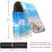Travel Lipstick Organizer Case | Portable Makeup Bag with Mirror | Beach Seashell Design - E098c9qyia - Buy Online on GoSupps.com