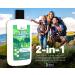 Biodegradable Camp Soap 8 oz (2 Pack) - Fresh & Salt Water Safe - Unscented & Fragrance-Free - Travel Hand, Dish, Clothing, and Laundry Soap - Buy Online on GoSupps.com