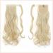 Tess Ponytail Extension 60 cm - Bleaching Blonde (#613c) Wave Braid for Long Hair - 100g Hair Extensions - Buy Online on GoSupps.com