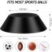 6-Piece Memorabilia Ball Display Stand Set - Soccer, Basketball, Football, Volleyball, Softball, Bowling - Black - Buy Online on GoSupps.com
