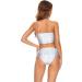 Gatielzana Metallic Booty Shorts - Shiny High Waisted Bottoms for Raves & Festivals - Small Silver - Buy Online on GoSupps.com