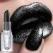 Waterproof black lipstick Gothic waterproof gloss - Long-lasting black lip gloss for parties outdoor events festive occasions everyday wear evenings out - Buy Online on GoSupps.com