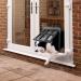 Black Pet Dog Screen Door with Magnetic Flap - Lockable Cat Door for Existing Screen/Sliding Door Window & Porch - Buy Online on GoSupps.com