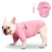 Dog sweater Small dogs set warm dogs sweater with pipe classic dog sweater warm puppy clothing dog sweater pet sweater for small and medium -sized dogs (pink s) s rosa