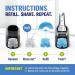 Buy Cleaning Fluid for Braun Clean & Renew - 2x 1L Cartridge Compatible | Best Eco-Friendly Cleaning Solution - Buy Online on GoSupps.com