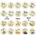 EQLEF Baby Milestone Cards Wooden 10pcs Milestone Baby Cards Baby Monthly Milestone Cards Newborn Milestone For Newborn Baby Gifts Photography Prop