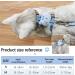 Adjustable H-Shaped Cat Dishes with Leash - Light Soft & Perfect for Cats Puppies & Small Pets (3.0kg-7.5kg) - Blue - Buy Online on GoSupps.com