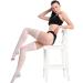 Thigh High Anti Embolism Compression Stockings - Medical Compression Socks for Post Surgery | 15-20 mmHg Support | Ted Hose for Men & Women | 2X-Large - Buy Online on GoSupps.com
