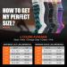 Medical Compression Socks for Men (Wide Calf) - 20-30mmHg 6 Pairs | Ideal for Varicose Veins Post-Surgery Swelling Nursing Pregnancy & Diabetics - Buy Online on GoSupps.com