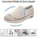 DITESABE Men's Adjustable Edema Diabetic Shoes - Extra Wide Width Orthopedic Sneakers for Swollen Feet - Beige - US 7/EU 41/JP 255 - Buy Online on GoSupps.com