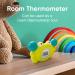 Aycorn Digital Baby Bath Thermometer - LED Fahrenheit Water & Room Temperature Monitor with Safety Warning - Infant Floating Bath Toy - Buy Online on GoSupps.com