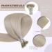 Vivien Blonde Nano Hair Extensions Platinum Blonde Nano Beads Hair Extensions Human Hair Soft Straight Nano Ring Hair Extensions 1g/s 50s #60 16inch 16 Inch-40cm 1-1.5Nano#60A - Buy Online on GoSupps.com