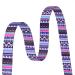 Mihqy Adjustable Soft Dog Collar - Bohemian Flower & Geometric Design for Small Medium & Large Dogs | Purple Bohemia L (Neck 38-63 cm) - Buy Online on GoSupps.com