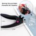 Adjustable Stainless Steel Acrylic Nail Clipper with Measuring Gauge - Professional False Nail Trimmer for Acrylic Nails - Perfect Manicure Tool for Home and Salon Use (Black) - Buy Online on GoSupps.com