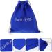 VINTORKY 1pc Hair Dryer Storage Bag Canvas Rucksack Blow Dryer Bag Drawstring Bag Black Backpack 33.00X30.00X0.50CM Blue - Buy Online on GoSupps.com
