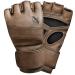 Hayabusa T3 LX Leather 4oz MMA Fight Gloves for Men & Women Medium Brown