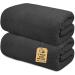 Softolle 100% Cotton Luxury Bath Sheets - Set of 2 - 600 GSM - Eco-Friendly & Highly Absorbent - Oeko-Tex Certified - 35 x 70 Inches - Grey - Buy Online on GoSupps.com