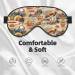 SSIMOO Sea Star Sleep Mask | Adjustable Breathable Beach Theme Eye Mask for Comfortable Sleep | International Shipping - Buy Online on GoSupps.com