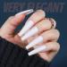 FANDAMEI Matte Press On Nails - 240PCS Long Coffin Ballerina Fake Nails with Glue | 12 Colors for DIY Nail Art - Perfect for Women & Girls - Buy Online on GoSupps.com