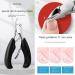 Manicure Set Nail Clippers Nail Scissors Nail File Cuticle Remover Cuticle Scissors Nail Set Cuticle Clippers Ingrown Toenails Set of 4 - Buy Online on GoSupps.com
