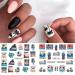 Summer Nail Art Stickers & Decals - Water Transfer Palm Tree & Coconut Design - 12Pcs for Women & Girls - Buy Online on GoSupps.com