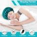 Kiiwah Satin Bonnet Set - 2 Piece Double Layer Sleeping Hood | Adjustable Silk Sleep Cap for Hair Protection - Black & Blue - Buy Online on GoSupps.com