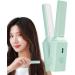 Small Curling Iron USB Plug-in Hair Straightener Curler | Multifunctional Straight and Curly Hair Wand for Girls and Teens Pochy Green - Buy Online on GoSupps.com