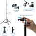 Fovitec 7'6 Spring Cushioned Background Stand Kit with Clip - Ideal for Pop Up Backdrops, Chroma Key Green Screens & Reflectors - Buy Online on GoSupps.com