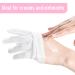 COOLJOB 100% Cotton Gloves - 6 Pairs White Cotton Liners for Moisturizing & Eczema Relief | Breathable Overnight Treatment for Men & Women - Buy Online on GoSupps.com