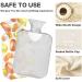 Naanle Orange Macaron Hot Water Bottle 1L Transparent Heat Bottle for Bed & Pain Relief | Heat & Cold Therapy - Buy Online on GoSupps.com