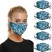 riou women's mouth and nose protection with motif washable cotton reusable scarf multifunctional scarf