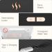 JEEBEL AROMA Diffuser - Ultrasonic Humidifier with Flame Effect Adjustable Brightness & Auto Shut-off | International Shipping Available - Buy Online on GoSupps.com