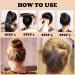 6 PCS Hair Bun Maker Women's Hair Bun Maker Magic Hair Bun Maker Hair Donut Bun Maker Bun Makers For Hair French Twist Fold Wrap Snap Band Design Twist Bun Shaper For Girls Women 3 Colors - Buy Online on GoSupps.com
