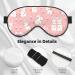 SSIMOO Cute White Bunnies Soft Sleep Eye Mask - Breathable Eye Patch for Women | Perfect Travel Accessory & Relaxation Aid - Buy Online on GoSupps.com