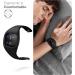 SURITCH Band Compatible with Fitbit Versa 3/Fitbit Sense bands with case Soft Silicone Protective Case with Strap for Sport Wristbands women men Black - Buy Online on GoSupps.com