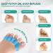 Welnove Toe Separators Bunion Correctors - 4 Pcs Gel Aloe Vera Infused | Overlapping & Hammer Toe Straighteners | Silicone Cushion for Yoga | Fits Women's 11+ & Men's 10 - Buy Online on GoSupps.com