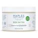 Naples Soap Natural Body Butter - Rich Cocoa Shea Body Butter Made For Women With No Harmful Ingredients - Natural Skin Care For Nourished And Moisturized Skin - 9 oz  Fragrance Free