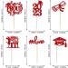 Pack of 24 Graduation Cake Decorations Graduation Cupcake Toppers Graduation Cake Decorations Cake Toppers for Graduation Parties Graduation Proms Red - Buy Online on GoSupps.com