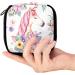 GIAPB Period Bag Sanitary Napkin Storage & Makeup Pouch - Animal Unicorn Floral Design - Buy Online on GoSupps.com