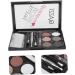 DOITOOL Six-color Eyebrow Powder 1 set Brush Eyebrow Eye Long Power Natural Tools Fill-in Paste Lady for Kit Cosmetic Face - Buy Online on GoSupps.com