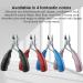 AdroitGoods Nail clippers for hard toenails - Pink - Nail clippers - For Ingrown Toenail - chalk nails - Nail scissors (Blue) - Buy Online on GoSupps.com